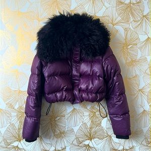 Jocelyn puffer cropped down jacket